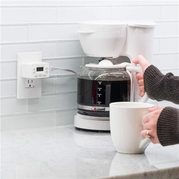 Indoor Digital Timer, 1 Polarized Outlet Timer, 2 Personal ON/OFF Setting 2 Pack - Picture 7 of 7